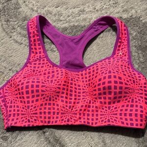 Purple and Pink Sports Bra